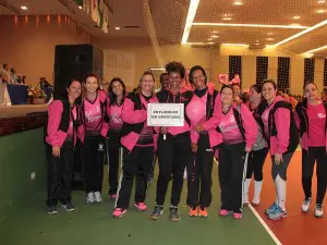 Uma das equipes presentes no torneio.